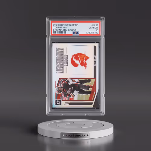 2021 Panini Donruss Optic Legendary Logos #LL19 Tom Brady (PSA 10 GEM MINT)