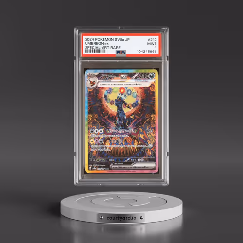 2024 Pokémon Sv8a-Terastal Fest EX #217 Umbreon EX - Holo Special Art Rare (PSA 9 MINT)