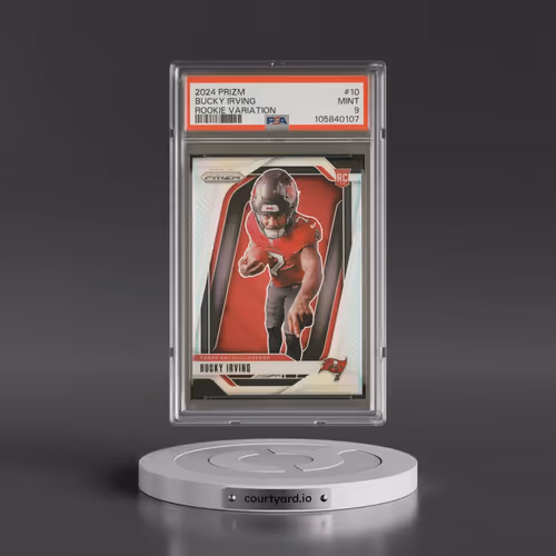 2024 Panini Prizm Rookie Variation #10 Bucky Irving (PSA 9 MINT)