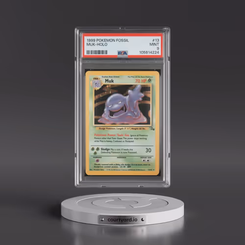 1999 Pokémon Fossil #13 Muk - Holo (PSA 9 MINT)