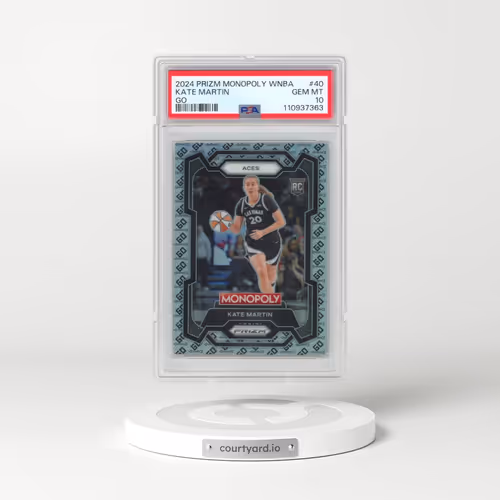 2024 Panini Prizm Monopoly WNBA #40 Kate Martin - Go (PSA 10 GEM MINT)