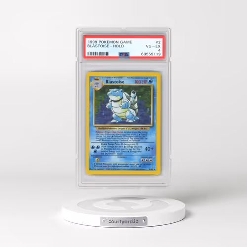 1999 Pokémon Game #2 Blastoise - Holo (PSA 4 VG-EX)
