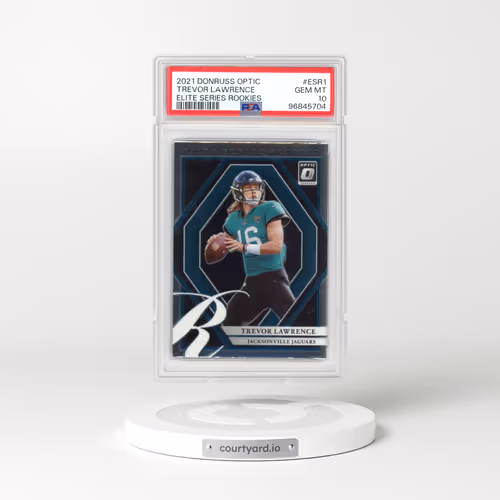 2021 Panini Donruss Optic Elite Series Rookies #ESR1 Trevor Lawrence (PSA 10 GEM MINT)