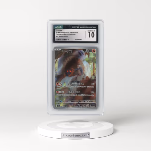 2024 Crimson Haze #069/066 Torkoal - Art Rare (CGC 10 GEM MINT)