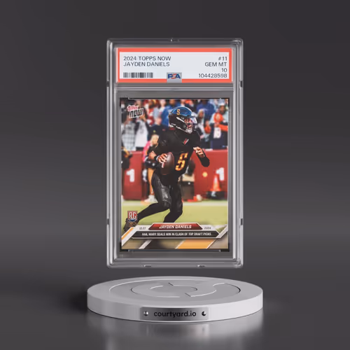 2024 Topps Now #11 Jayden Daniels (PSA 10 GEM MINT)
