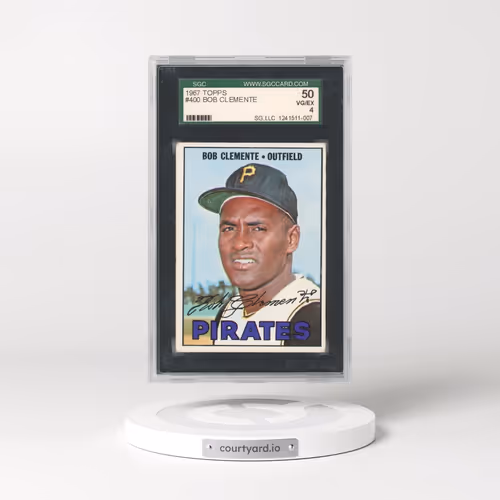 1967 Topps #400 Bob Clemente (SGC 4 VG-EX)