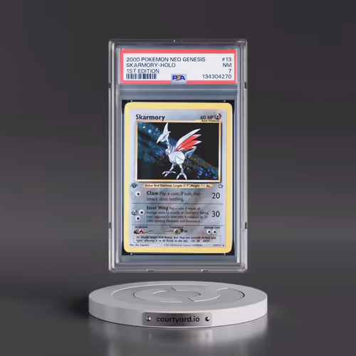 2000 Pokémon Neo Genesis #13 Skarmory - 1st Edition Holo (PSA 7 NM)