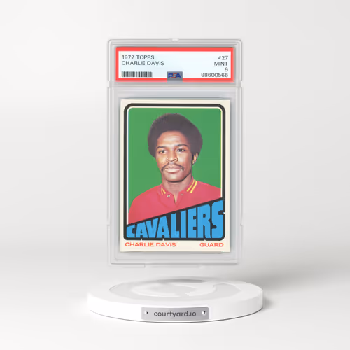 1972 Topps #27 Charlie Davis (PSA 9 MINT)