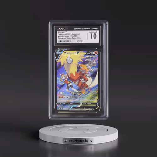 2021 VMAX Climax #216/184 Blaziken V - Character Super Rare Holo (CGC 10 GEM MINT)