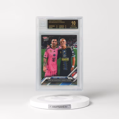 2024 Topps Now MLS #129 Lionel Messi/Cavan Sullivan/5002* (BGS 10 PRISTINE)