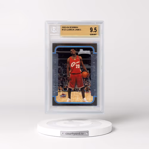 2003 Bowman Rookies & Stars #123 LeBron James (BGS 9.5 GEM MINT)