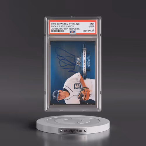 2012 Bowman Sterling Autograph Prospects #NC Nick Castellanos (PSA 9 MINT)
