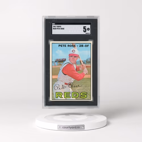 1967 Topps #430 Pete Rose (SGC 5 EX)