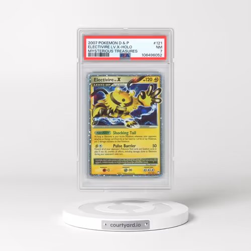 2007 Pokémon Diamond & Pearl Mysterious Treasures #121 Electivire LV.X - Holo (PSA 7 NM)