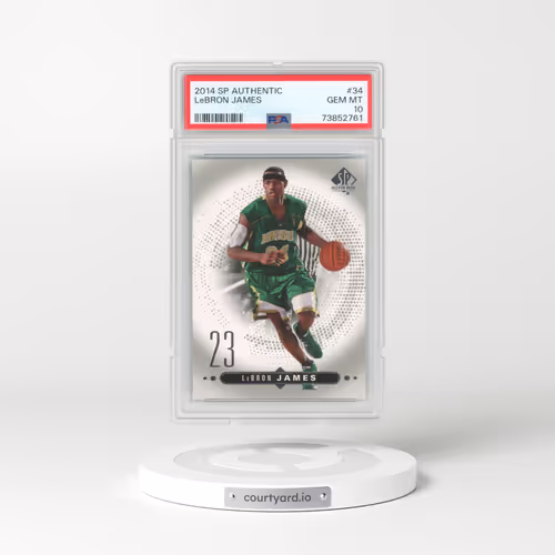 2014 SP Authentic #34 LeBron James (PSA 10 GEM MINT)