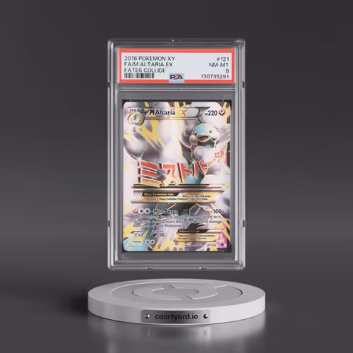 2016 Pokémon XY Fates Collide #121 M Altaria EX - Holo Full Art (PSA 8 NM-MT)
