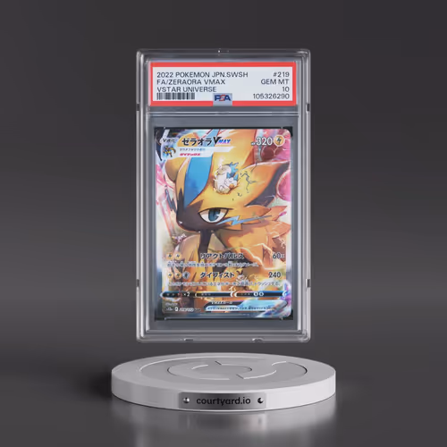 2022 Pokémon Sword & Shield Vstar Universe #219 Zeraora Vmax - Full Art (PSA 10 GEM MINT)