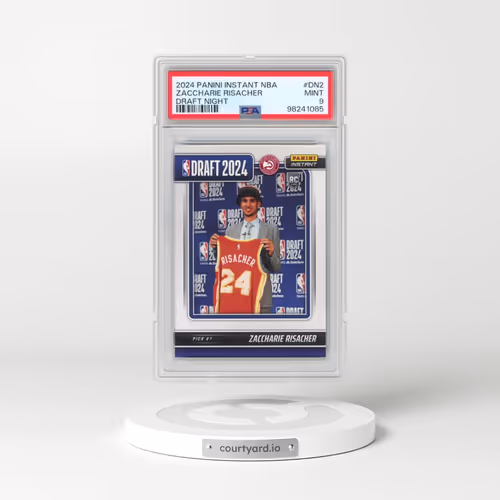 2024 Panini Instant NBA Draft Night #DN2 Zaccharie Risacher (PSA 9 MINT)