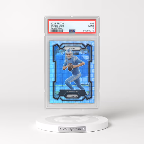 2023 Panini Prizm #98 Jared Goff - Pandora (PSA 9 MINT)