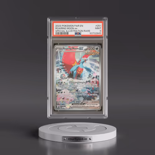 2023 Pokémon Par EN-Paradox Rift #251 Roaring Moon EX - Holo Special Illustration Rare (PSA 9 MINT)