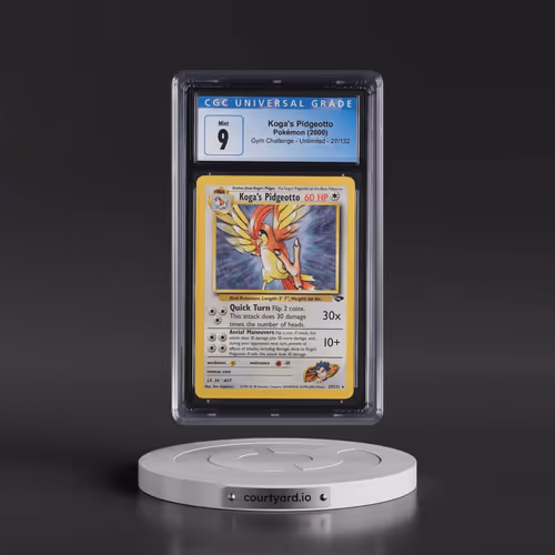 2000 Gym Challenge #27/132 Koga's Pidgeotto (CGC 9 MINT)