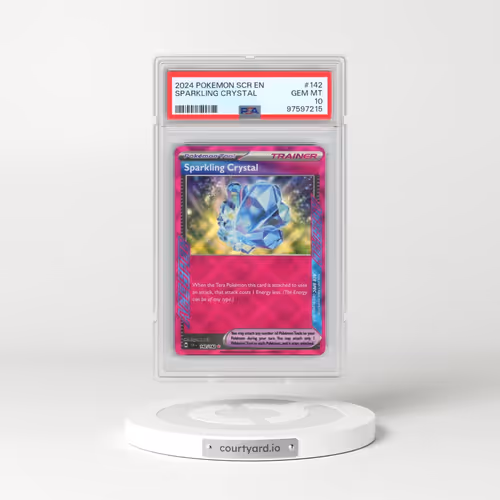 2024 Pokémon Scr EN-Stellar Crown #142 Sparkling Crystal (PSA 10 GEM MINT)