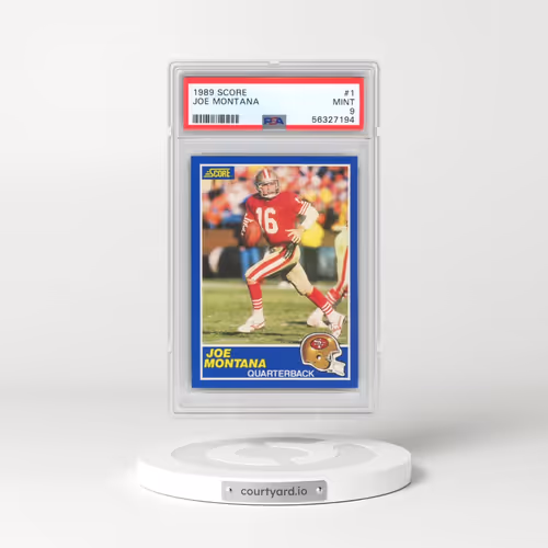 1989 Score #1 Joe Montana (PSA 9 MINT)