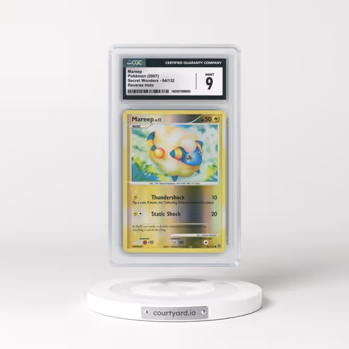 2007 Secret Wonders #94/132 Mareep - Reverse Holo (CGC 9 MINT)