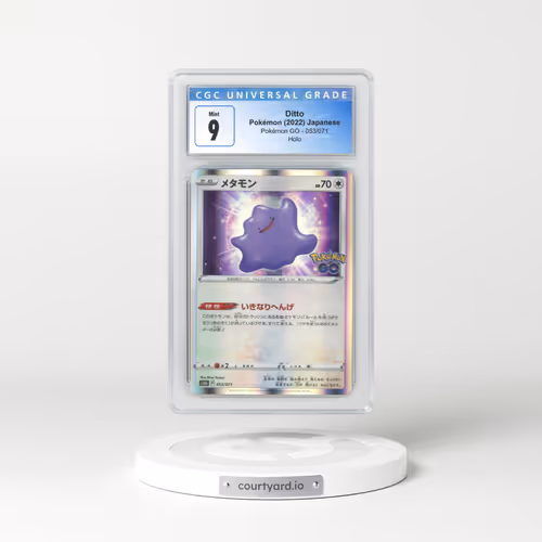 2022 Japanese Pokémon GO #53 Ditto - Holo (CGC 9 MINT)