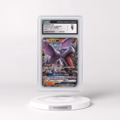 2019 Miracle Twin #045/094 Aerodactyl GX - Holo (CGC 9 MINT)