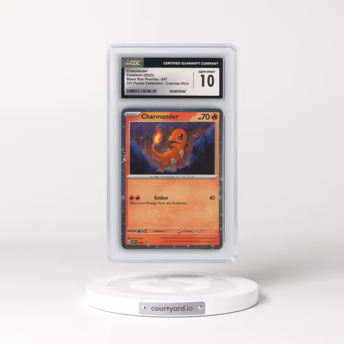 2023 Black Star Promos - Scarlet & Violet SVP EN #047 Charmander - Cosmos Holo (CGC 10 GEM MINT)
