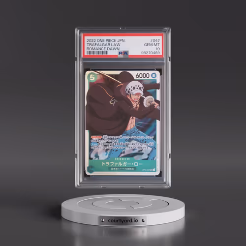 2022 One Piece Japanese OP01-Romance Dawn #047 Trafalgar Law (PSA 10 GEM MINT)