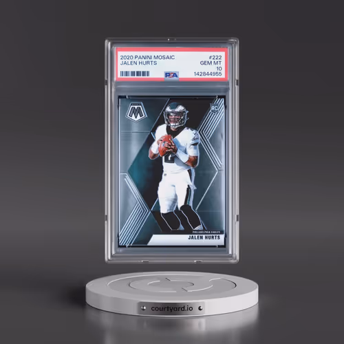 2020 Panini Mosaic #222 Jalen Hurts (PSA 10 GEM MINT)