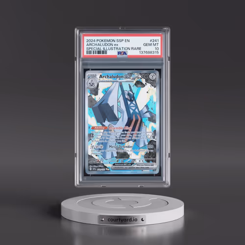2024 Pokémon Ssp EN-Surging Sparks #241 Archaludon EX - Holo Special Illustration Rare (PSA 10 GEM M