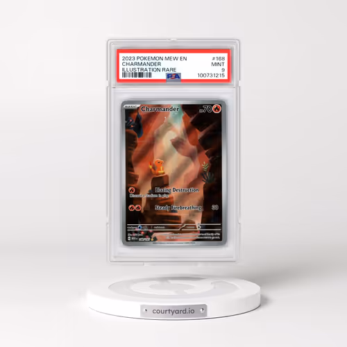 2023 Pokémon Mew EN-151 #168 Charmander - Illustration Rare (PSA 9 MINT)