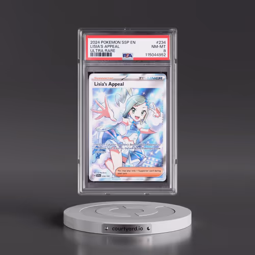 2024 Pokémon Ssp EN-Surging Sparks #234 Lisia's Appeal - Ultra Rare (PSA 8 NM-MT)