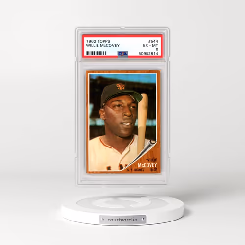 1962 Topps #544 Willie McCovey (PSA 6 EX-MT)