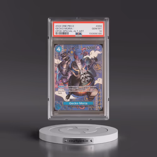 2024 One Piece OP08-Two Legends #004 Gecko Moria - Special Alternate Art (PSA 10 GEM MINT)