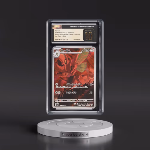 2023 Ruler of the Black Flame #116/108 Scizor - Art Rare Holo (CGC 10 PRISTINE)