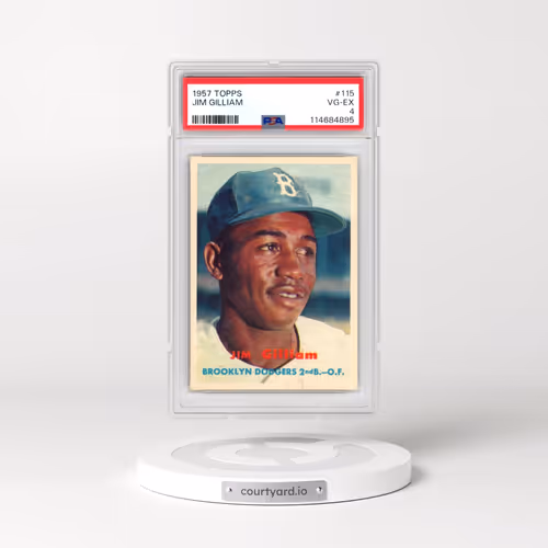 1957 Topps #115 Jim Gilliam (PSA 4 VG-EX)