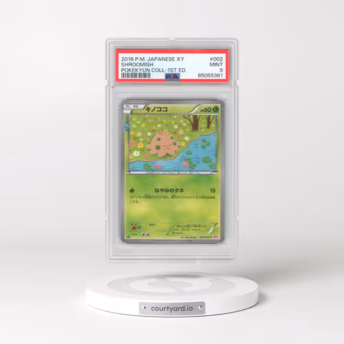 2016 Pokémon XY Pokekyun Collection #002 Shroomish - 1st Edition (PSA 9 MINT)