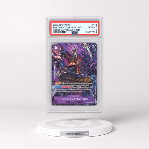 2024 One Piece Premium Booster -One Piece Card the Best #074 Eustass "Captain" Kid - Alternate Art (