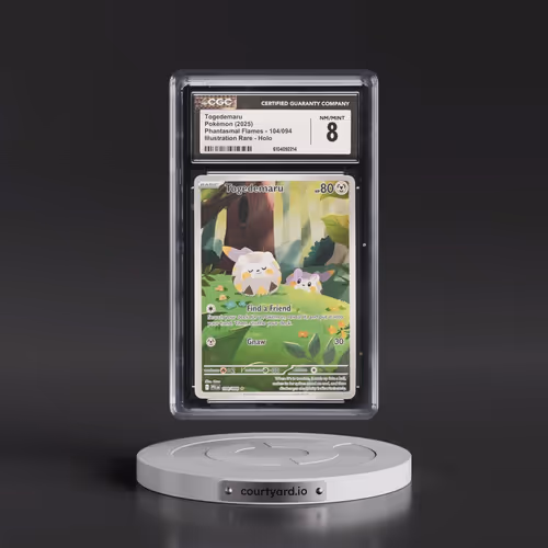 2025 Phantasmal Flames - PFL EN #104/094 Togedemaru - Illustration Rare Holo (CGC 8 NM-MT)