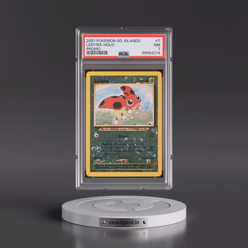 2001 Pokémon Southern Islands Promo #7 Ledyba - Holo (PSA 7 NM)