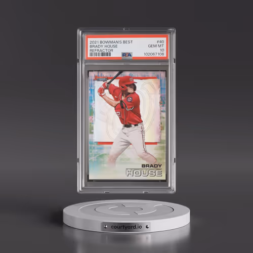 2021 Bowman's Best #40 Brady House - Refractor (PSA 10 GEM MINT)