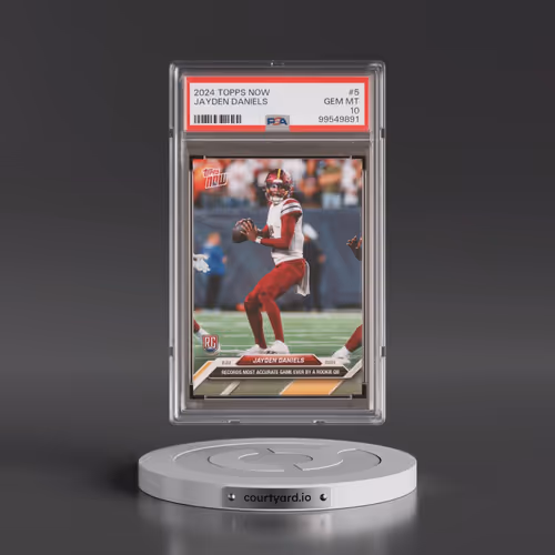 2024 Topps Now #5 Jayden Daniels (PSA 10 GEM MINT)