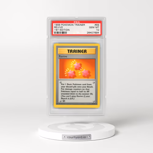 1999 Pokémon Game #89 Revive - 1st Edition (PSA 10 GEM MINT)