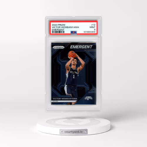 2023 Panini Prizm Emergent #12 Victor Wembanyama (PSA 9 MINT)