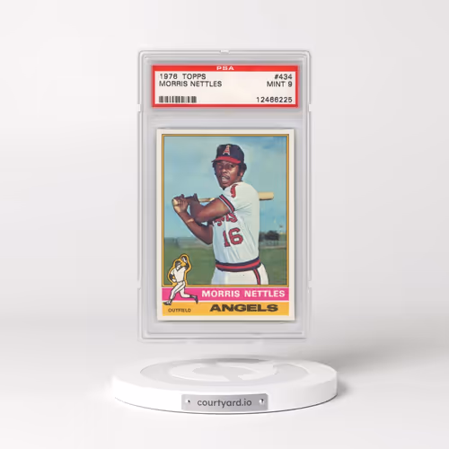 1976 Topps #434 Morris Nettles (PSA 9 MINT)