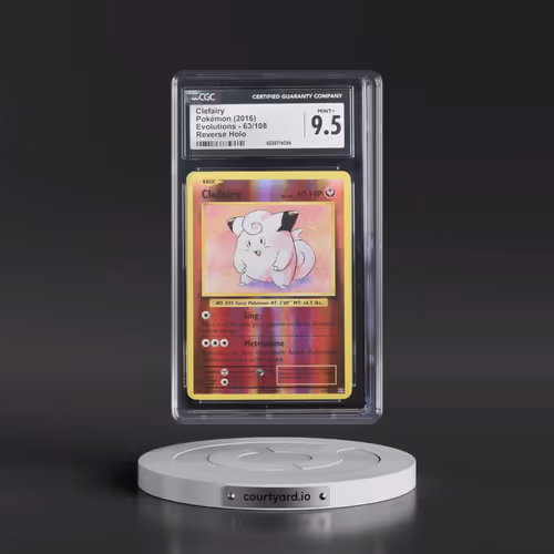 2016 Evolutions #63/108 Clefairy - Reverse Holo (CGC 9.5 MINT+)
